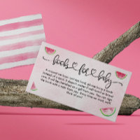 Libros de Baby Shower para la sandía de color para