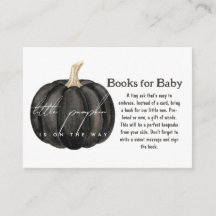 Libros de Bebé Calabacita Negra Gótica en Camino