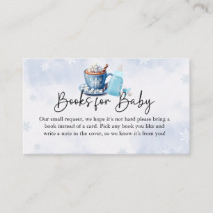Tarjeta De Recepción Libros de bebé fuera hace frío para el invierno de
