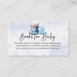 Tarjeta De Recepción Libros de bebé fuera hace frío para el invierno de