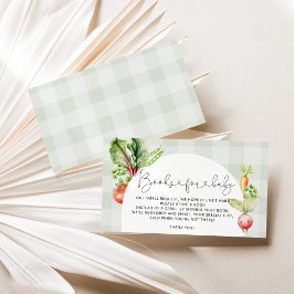 Tarjeta De Recepción Libros de bebés granjeros locales para boletos de 