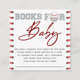 Tarjeta De Recepción Libros De Béisbol Para Bebé