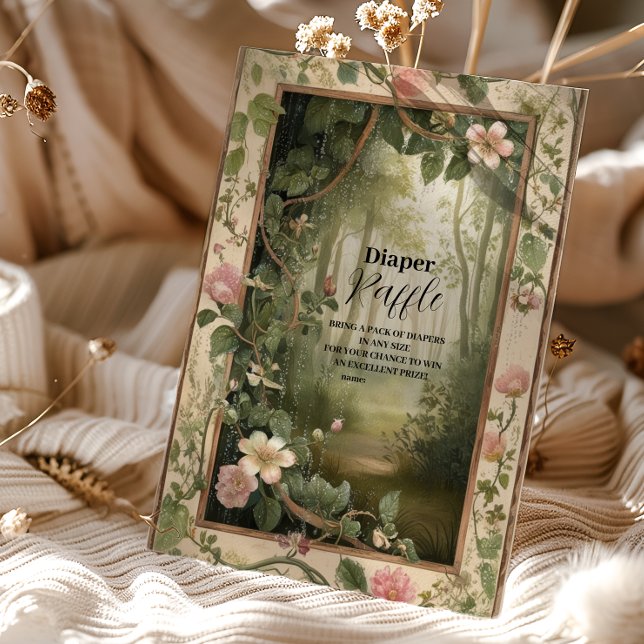 Tarjeta De Recepción Libros de bosque de flores mágicas para bebé (Subido por el creador)