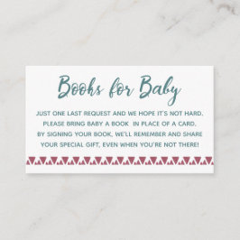 Tarjeta De Recepción Libros De Cactus Para Bebés