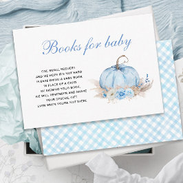 Tarjeta De Recepción Libros de calabazas para bebé