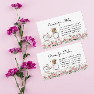 Tarjeta De Recepción Libros de Chicas de bicicletas blancas