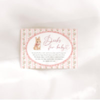 Libros de conejito floral rosa para bebé