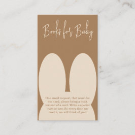 Tarjeta De Recepción Libros de conejitos lindos para bebé