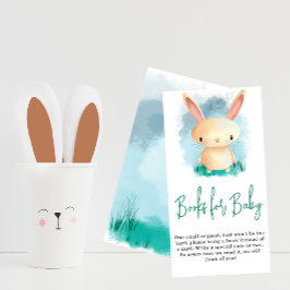 Tarjeta De Recepción Libros de conejitos lindos para bebé