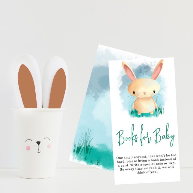 Tarjeta De Recepción Libros de conejitos lindos para bebé (Subido por el creador)