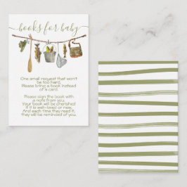 Tarjeta De Recepción Libros de confección para el bebé