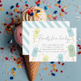 Tarjeta De Recepción Libros De Confetti De Helado De Cebolla De Hielo P