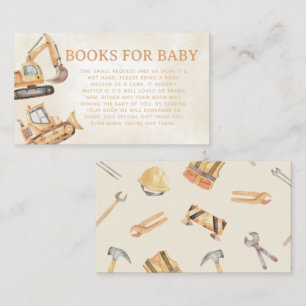 Tarjeta De Recepción Libros De Construcción Para Bebés