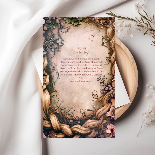 Tarjeta De Recepción Libros de cuento de hadas para la pequeña princesa (Subido por el creador)