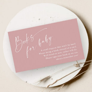 Tarjeta De Recepción Libros de cuentos para niñas Baby Shower