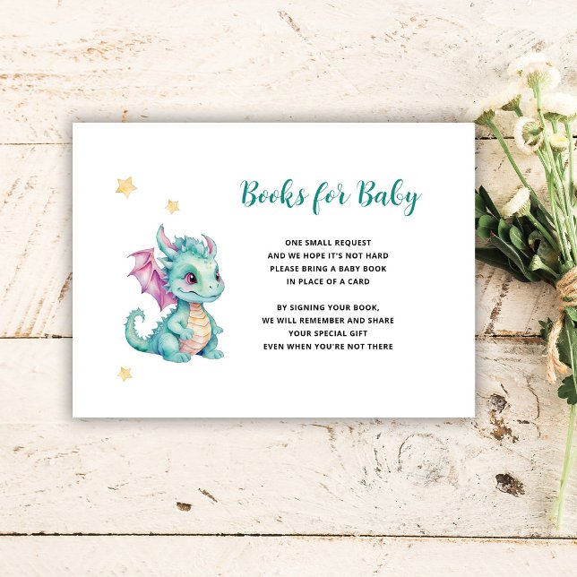 Tarjeta De Recepción Libros de dragón para bebés (Subido por el creador)