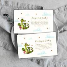 Libros de Dragón Pequeño Mítico Para Shower de Beb