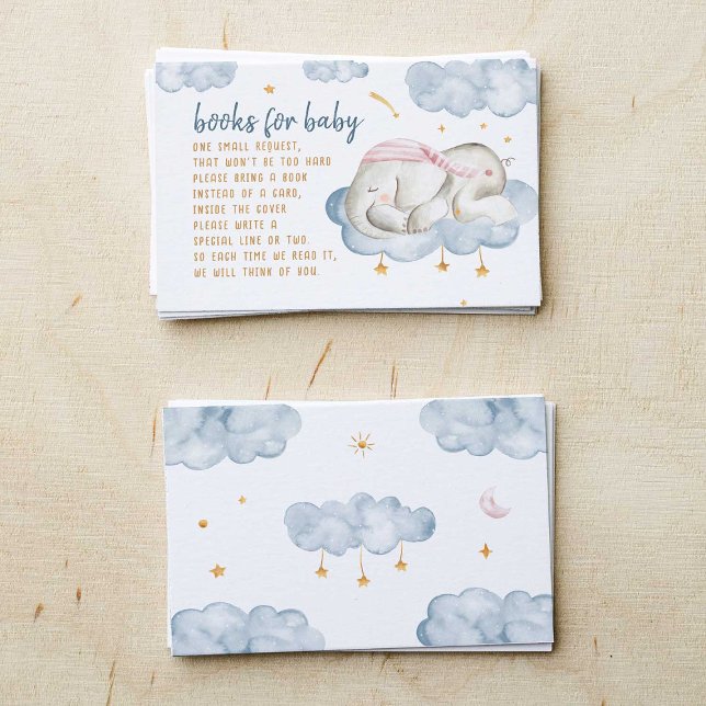 Tarjeta De Recepción Libros de ducha para bebés - Elefante (Subido por el creador)
