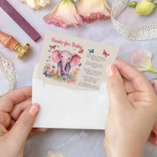 Tarjeta De Recepción Libros de elefantes para bebés