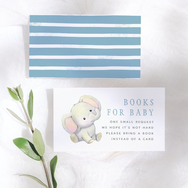 Tarjeta De Recepción Libros de elefantes para el bebé (Subido por el creador)