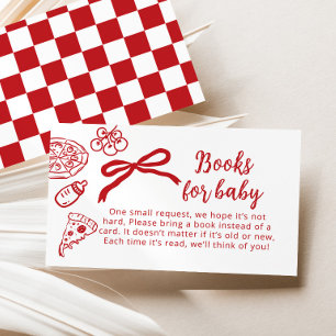 Tarjeta De Recepción Libros de entrega especial para bebé Arco italiano