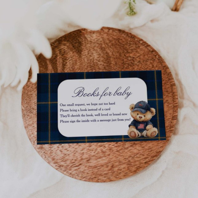 Tarjeta De Recepción Libros de fiesta de bebé de oso de polo para bebé (Subido por el creador)
