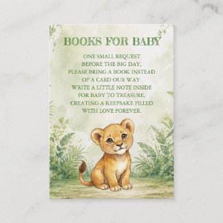 Tarjeta De Recepción Libros de fiesta de bebé Wild One para bebé