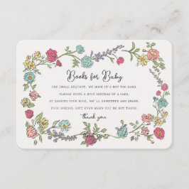 Tarjeta De Recepción Libros de Fiesta de verano para Baby Shower Insert