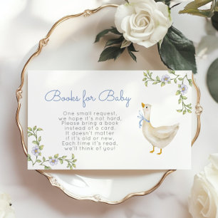 Tarjeta De Recepción Libros de flores silvestres de Goose para bebé