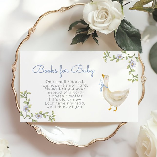 Tarjeta De Recepción Libros de flores silvestres de Goose para bebé (Subido por el creador)