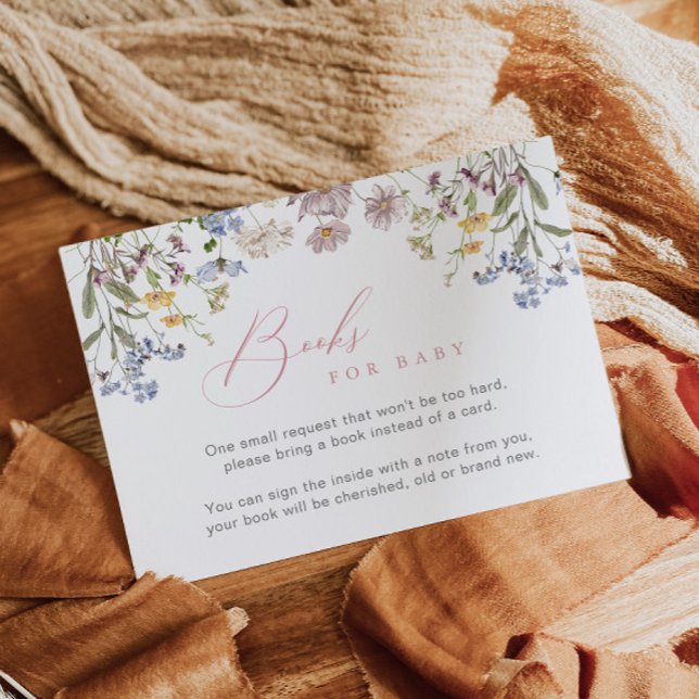 Tarjeta De Recepción Libros de flores silvestres para bebé Insertar tar (Subido por el creador)