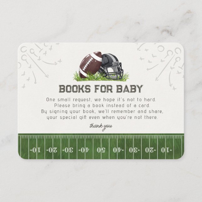 Tarjeta De Recepción Libros de fútbol para niños (Anverso)