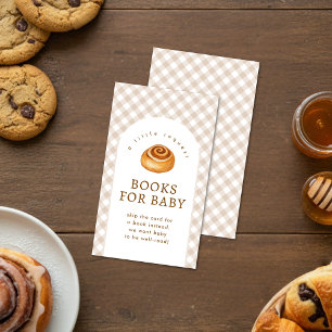 Tarjeta De Recepción Libros de género neutral para bebé Bun In The Oven