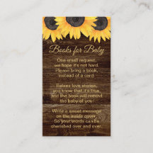 Libros de girasoles rústicos para bebé Neutro Baño