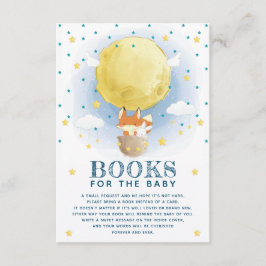 Tarjeta De Recepción Libros de globos aerostáticos para el bebé