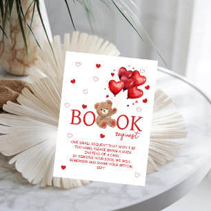 Tarjeta De Recepción Libros De Globos De Oso Para Bebés
