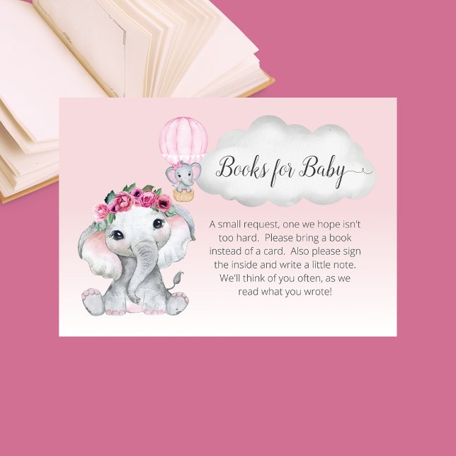 Tarjeta De Recepción Libros de globos elefantes de aire caliente para e (Subido por el creador)
