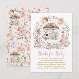 Tarjeta De Recepción Libros de hadas forestales encantados para niñas