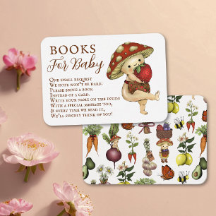 Tarjeta De Recepción Libros de hongos caprichosos para petición de baby