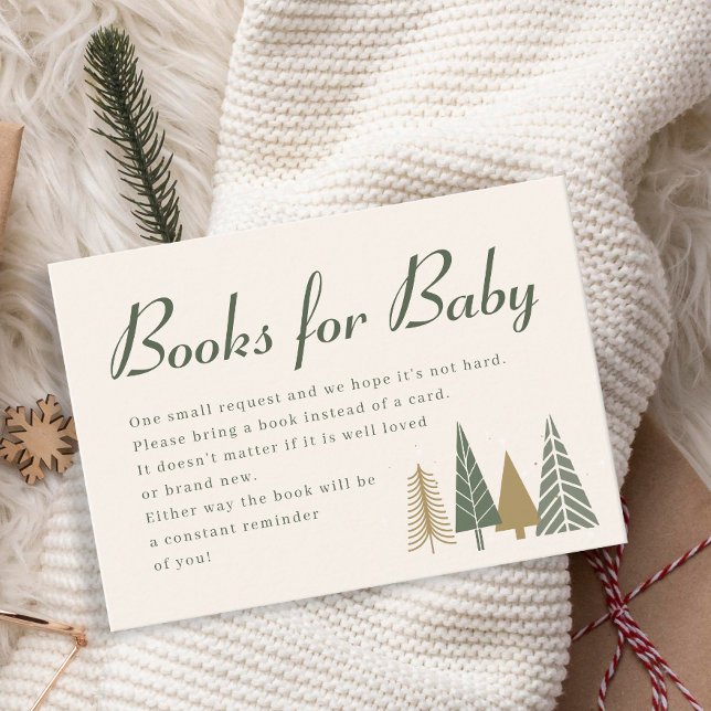Tarjeta De Recepción Libros de invierno de Baby Shower para bebé (Subido por el creador)