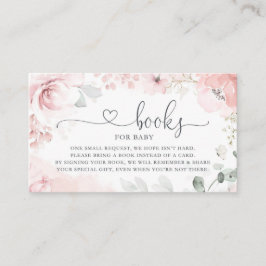 Tarjeta De Recepción Libros de jardín de primavera para bebé con tarjet