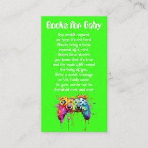 Tarjeta De Recepción Libros de juegos de video neutrales para baby show