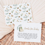 Tarjeta De Recepción Libros De Juguetes Vintage Neutrales De Género Par<br><div class="desc">Celebra a los futuros padres con esta linda colección de duchas de bebé neutras y de color agua.</div>