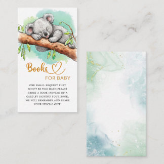 Tarjeta De Recepción Libros de kkoala para bebés