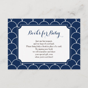 Tarjeta De Recepción Libros de la concha de peregrino de los azules