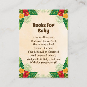 Tarjeta De Recepción Libros De La Selva Tropical Para Bebé