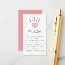 Libros de niñas con corazón de gingham dulce para