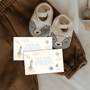 Tarjeta De Recepción Libros de niño de cohete del espacio exterior boho