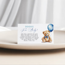 Libros De Oso De Balón Azul Para Baby Boy Baby Sho