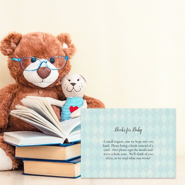Tarjeta De Recepción Libros De Oso De Teddy Blanco Para Juego De Baby S (Subido por el creador)